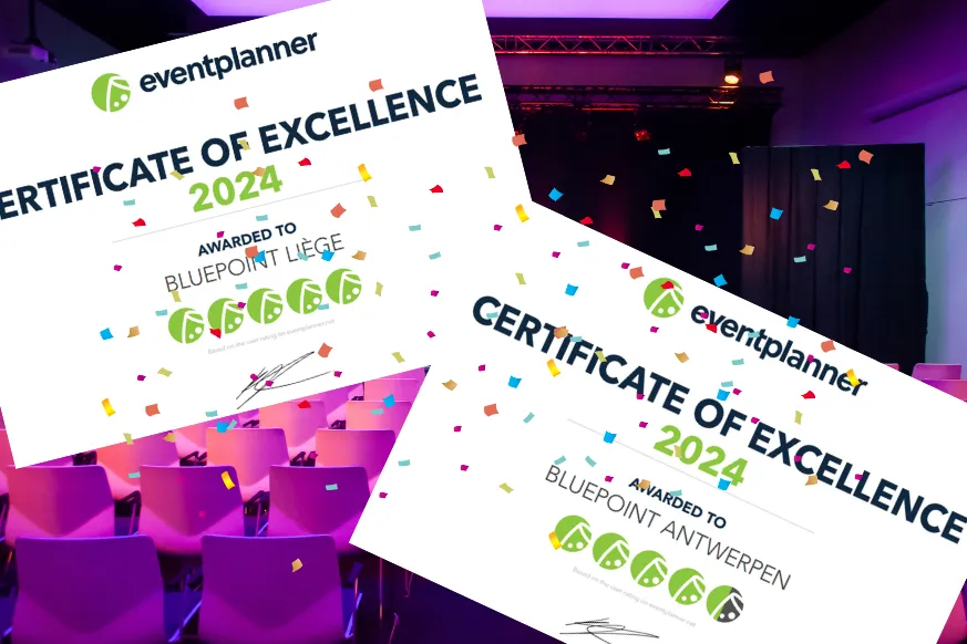 BluePoint Antwerpen - Certificate of excellence
