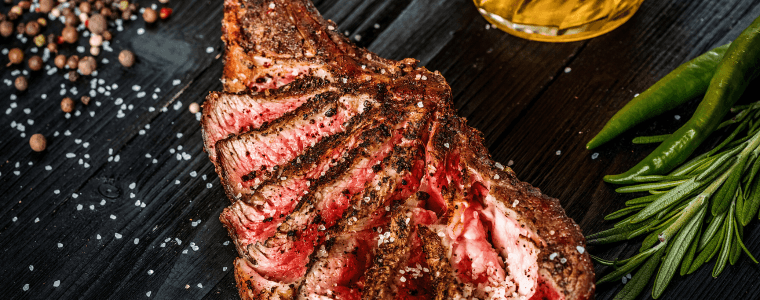 Winter BBQ walking dinner menu